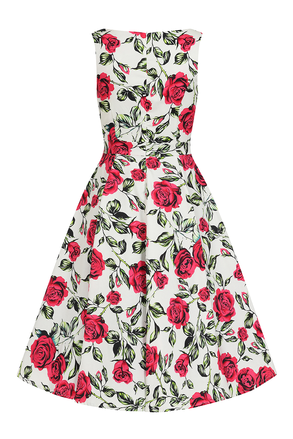 Hazel Floral Swing Dress in Plus Size